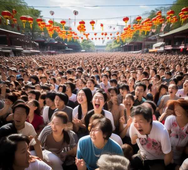 人海欢歌成语盛宴,人山人海成语接龙，欢声笑语共度时光,成语,第1张