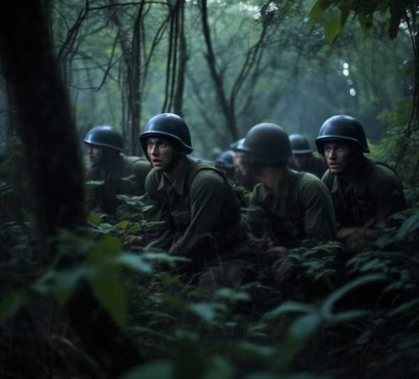 草木皆兵误，一场惊心动魄的误会传奇,草木皆兵，一场误会的故事,成语,第1张