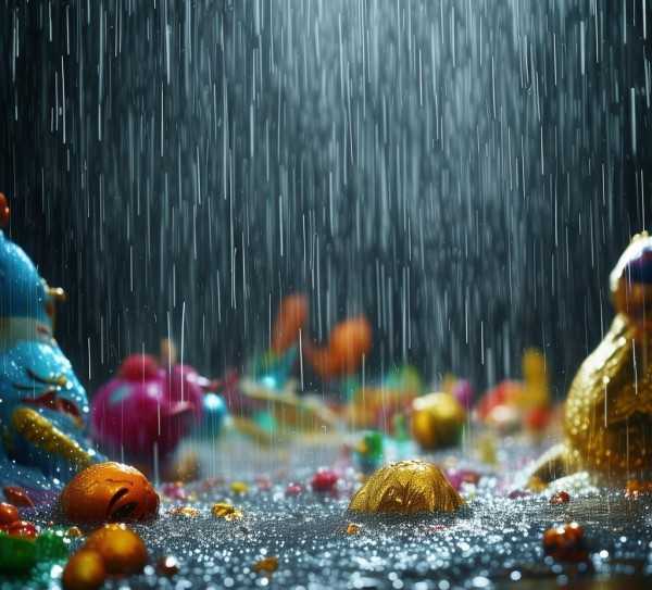 雨中成语盛宴，倾盆大雨成语大盘点,倾盆大雨中的成语盛宴—雨大成语大赏,成语,第1张