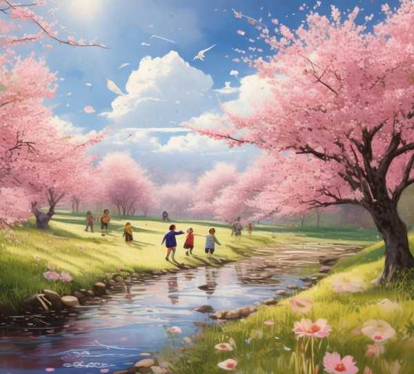 春意盎然，成语绘春画卷,春意盎然，成语描绘春天的美好画卷,成语,第1张